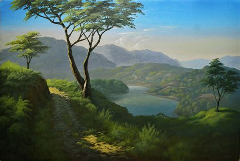 Acrylic Painting Lesson "Afternoon at Lake" by JM Lisondra | Landscape painting tutorial, Oil ...