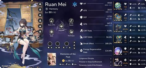 How’s my ruan mei build? : r/RuanMeiMains