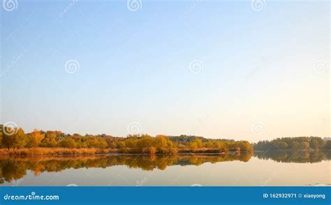 Beijing Olympic Forest Park Autumn Stock Image - Image of panorama ...