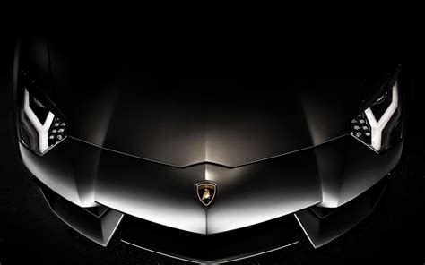 Lamborghini Aventador Black Desktop Wallpapers - Wallpaper Cave