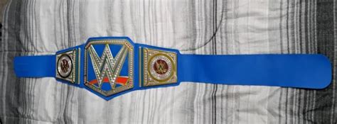 WWE UNIVERSAL CHAMPIONSHIP Belt Blue 2014 Mattel Toy Wrestling Champion ...