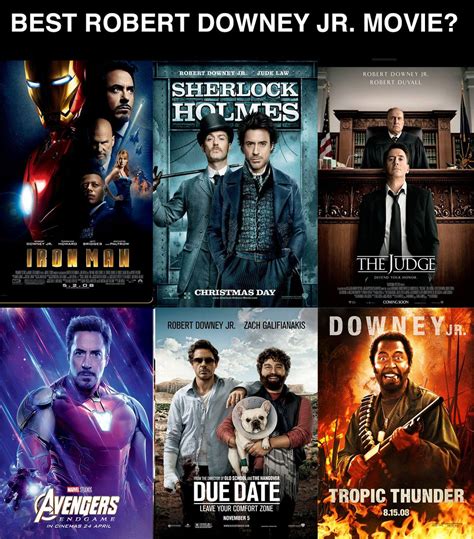 MoviePoster.com on Twitter: "Whats your favourite Robert Downey Jr. movie, is this list missing ...