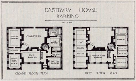 Eastbury Manor House | Country house floor plan, House floor plans ...