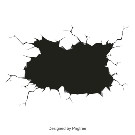 Cracks silhouette png images wall crack wall drawing wall sketch crack ...