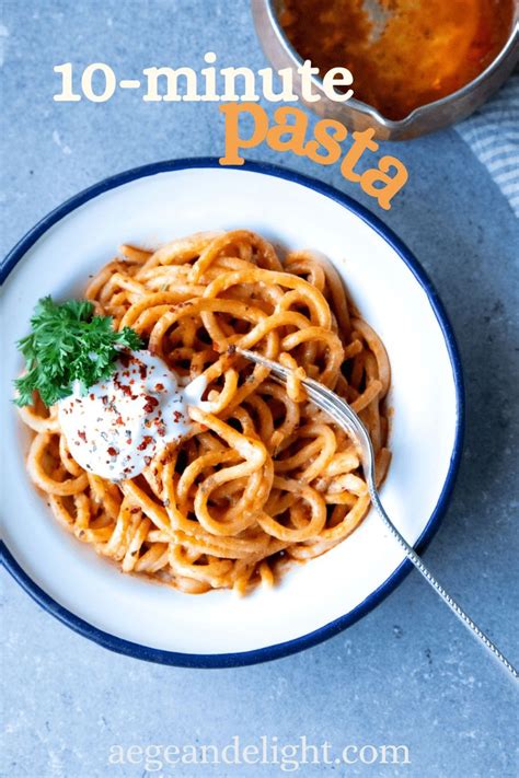 10-Minute Tomato Paste Pasta Sauce | Aegean Delight | Recipe | Quick pasta dishes, Pasta dishes ...