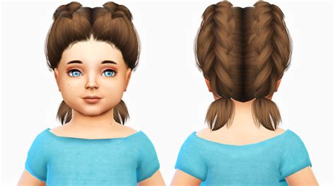 fabienne #sims4cc #sims4customcontent | Sims 4 toddler, Sims hair ...