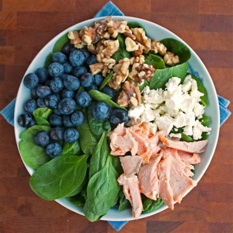 Roasted Salmon Spinach Salad - 2teaspoons