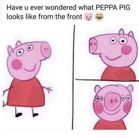 Peppa pig humor | Peppa pig funny, Pig memes, Peppa pig memes