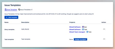 Using Issue Templates in Jira