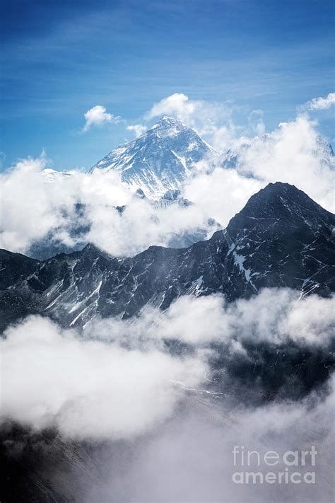 Mount Everest Above The Clouds Photograph by Scott Kemper