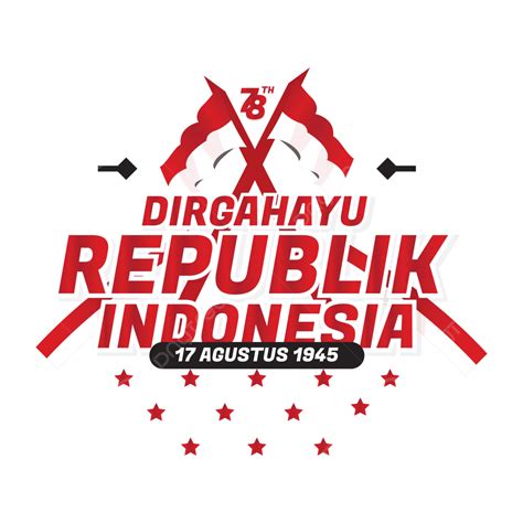 Official Logo Of Hut Ri 78 Indonesian Independence Day 17 August 2023 Free Vector, Indonesia ...