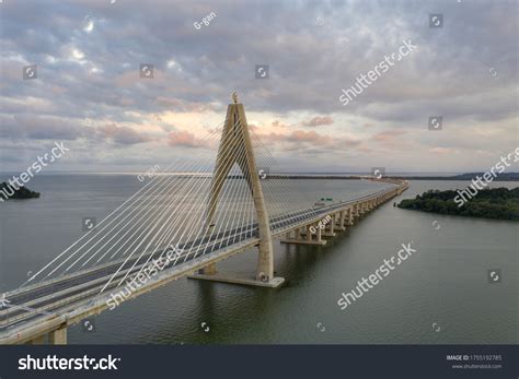 Temburong Bridge Jambatan Temburong Located Brunei Stock Photo ...