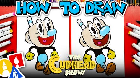 How To Draw Mugman From Netflix's The Cuphead Show - Art For Kids Hub