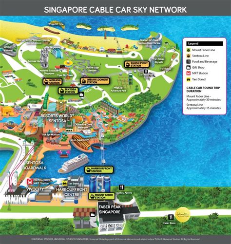 Sentosa Line Cable Car Map - Share Map