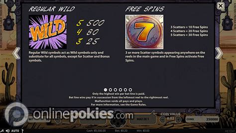 Wild Wild West Pokie Review