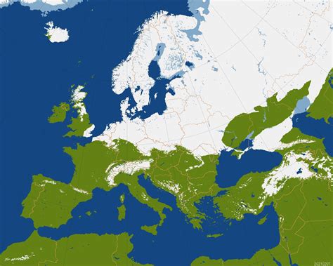 Snow cover in Europe as of 7th February 2021 : r/europe