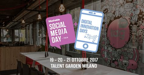 Mashable Social Media Day 2017: dal 19 al 21 ottobre a Milano