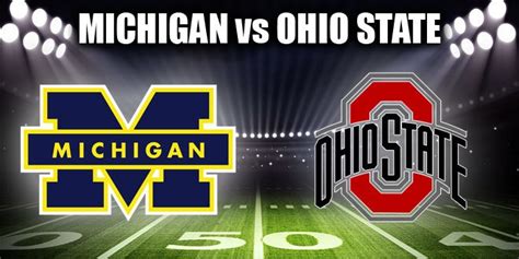 Ohio State vs Michigan - NCAA Football Game