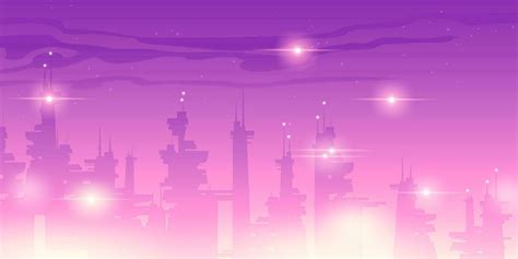 Future night city with futuristic skyscrapers 23455316 Vector Art at Vecteezy