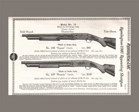 Remington Model 10 - The First Bottom-Ejecting Pump Shotgun