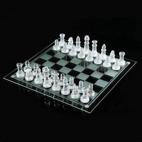 Aliexpress.com : Buy 20*20cm Elegant New Solid Glass Chess With Checker ...