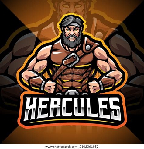 Hercules Esport Mascot Logo Design Stock Vector (Royalty Free) 2102361952 | Shutterstock