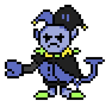 Pixilart - Custom Jevil Sprite Tired by Frostbula20