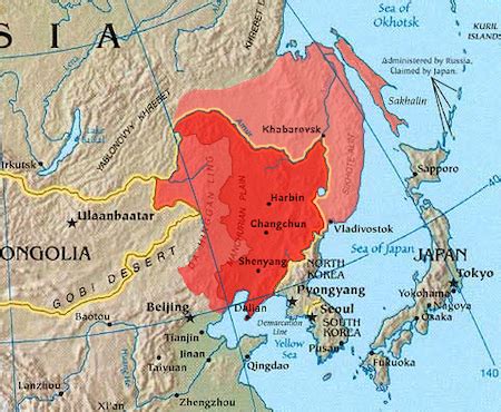 Japanese Invasion Of Manchuria Map