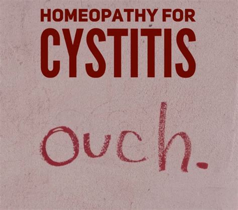 Homeopathy for Cystitis | ONTARIO COLLEGE OF HOMEOPATHIC MEDICINE