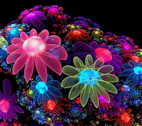 HD wallpaper: Fractal Flowers | Wallpaper Flare