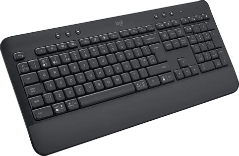 Logitech Signature K650 Comfort Full-Size Wireless Keyboard with Wrist Rest, BLE Bluetooth or ...