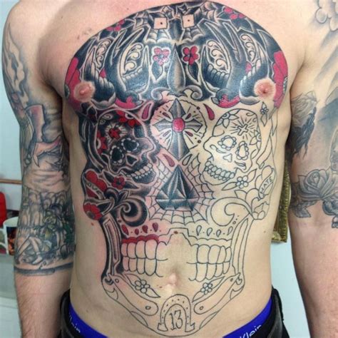 36 best Skull Stomach Tattoo Designs images on Pinterest | Design ...