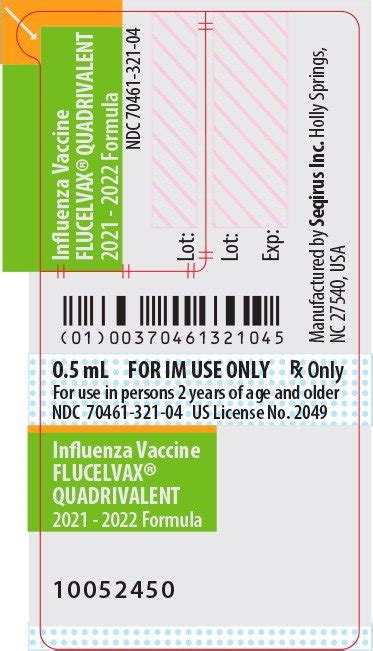 Flucelvax Quadrivalent - FDA prescribing information, side effects and uses