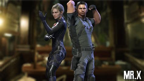 Resident Evil Re:Verse Jill Valentine and Chris Redfield RE5 Costumes | Jill valentine, Resident ...