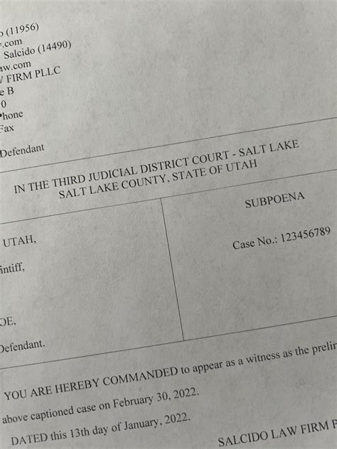 Preliminary Hearing and Subpoenaing an Alleged Victim Witness?