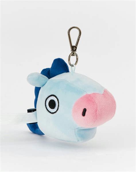 BT21 MANG PLUSH HEAD KEYCHAIN Mang, Headed, Merch, Coin Purse, Plush ...