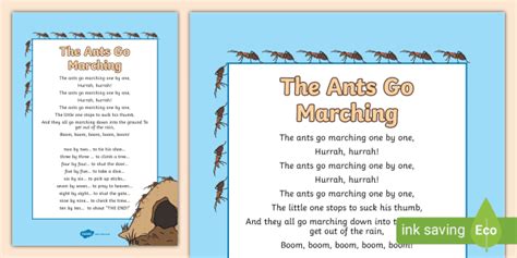 Ants Go Marching Lyrics