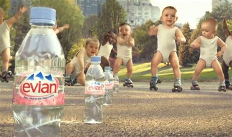 Evian baby commercial roller skates information | hostalelportalico