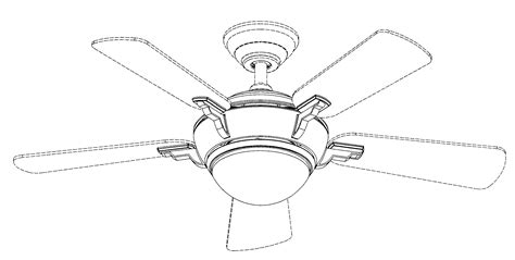 Patent USD607096 - Combined ceiling fan and light fixture - Google Patents