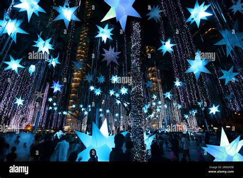 Christmas light show in Ayala Triangle, Makati, Manila, Luzon Island ...