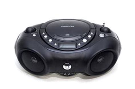 MEMOREX MP3851BLK CD PLAYER AM/FM RADIO PORTABLE BOOMBOX | BLACK ...