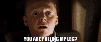 YARN | You are pulling my leg? | Hot Fuzz (2007) | Video gifs by quotes | 6d3b01b7 | 紗