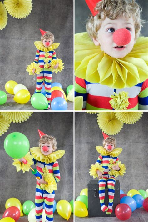 Clown Costume out of Party Supplies Homemade Halloween, Halloween ...