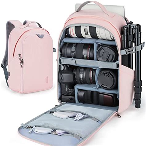 Camera Backpack,BAGSMART DSLR SLR Camera Bag Backpack Fits 15.6 Inch Laptop,Anti-Theft ...