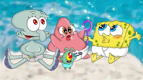 Spongebob Cast As Babies