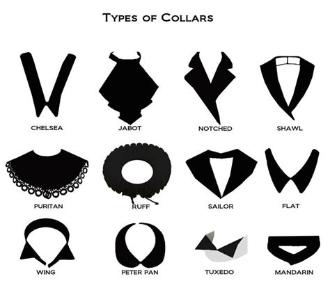 คำศัพท์ภาษาอังกฤษน่ารู่เกี่ยวกับ Types of Collars | 1000 | Fashion vocabulary, Fashion drawing ...