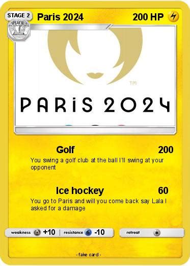 Pokémon Paris 2024 2024 - Golf - My Pokemon Card