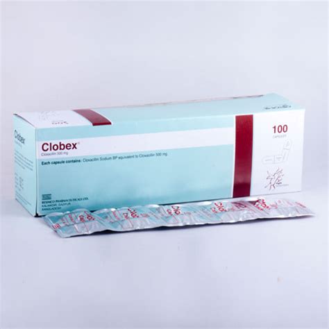 Clobex, (Cloxacillin Capsule, Syrup) | W.W Medical Information