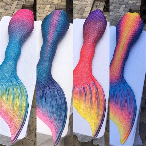 MerNation, Inc. Custom Tails on Instagram: “Four rainbow tails on the way to their new home ...