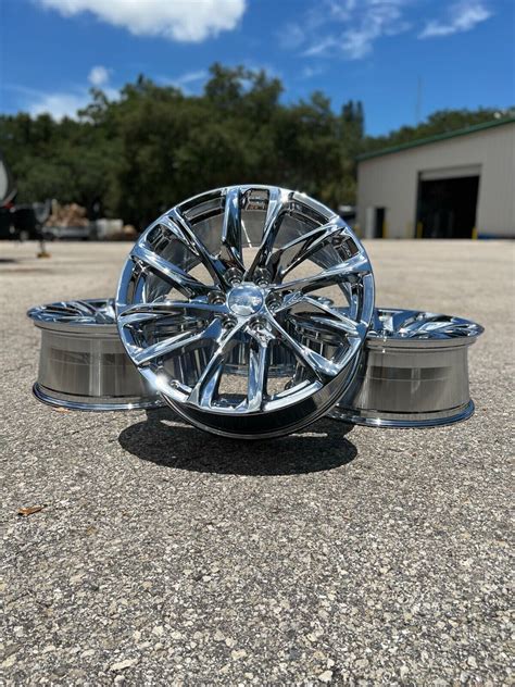 22 Chrome 2021 2022 2023 Cadillac Escalade Wheels Rims 4875 SSX Sport ...